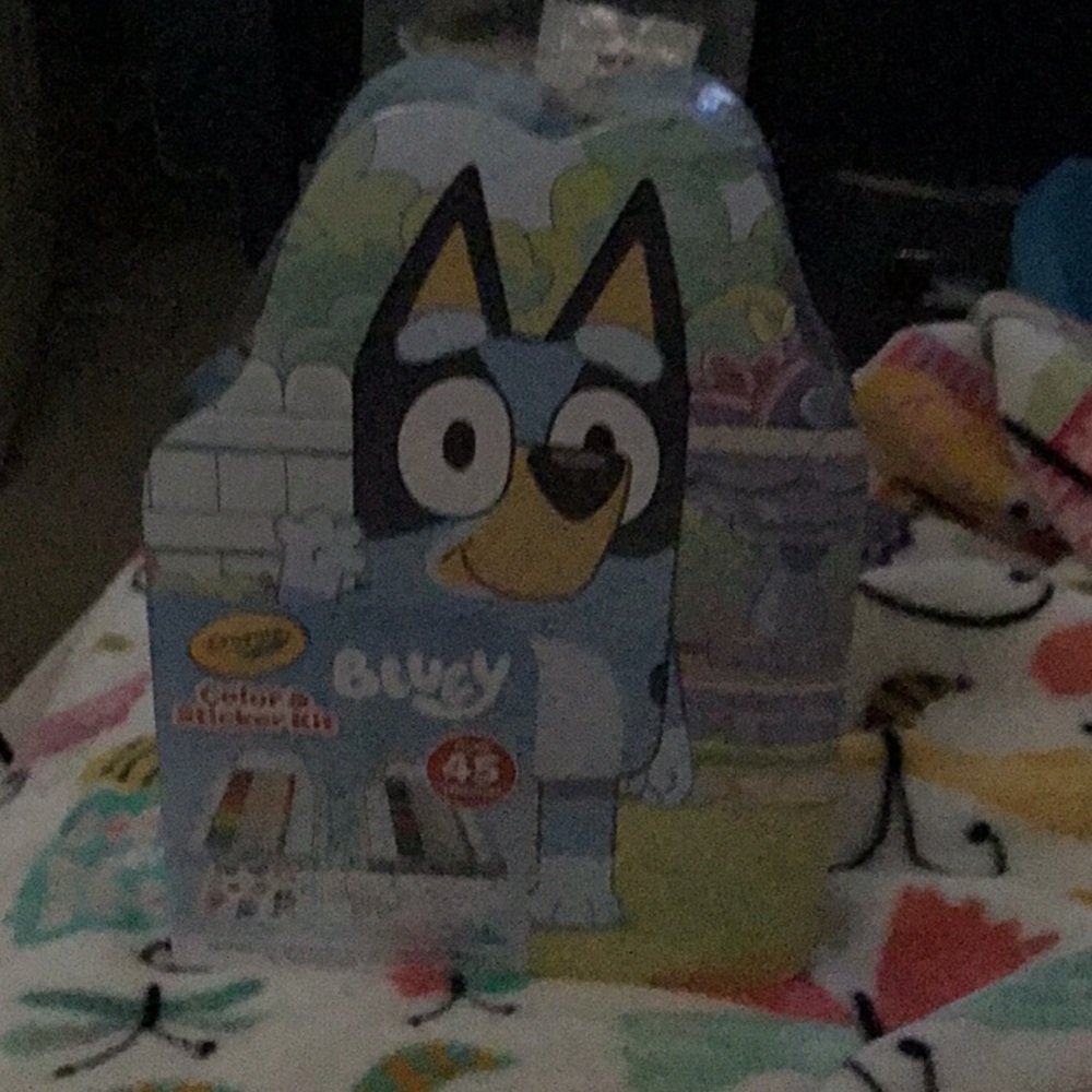 Crayola Bluey Color & Sticker Activity Kit new